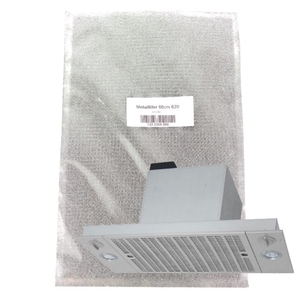 Fettfilter, metallfilter 66cm for 620 modellene