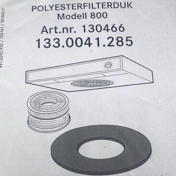 Franke Futurum - Fettfilter 800 serien (800-840)