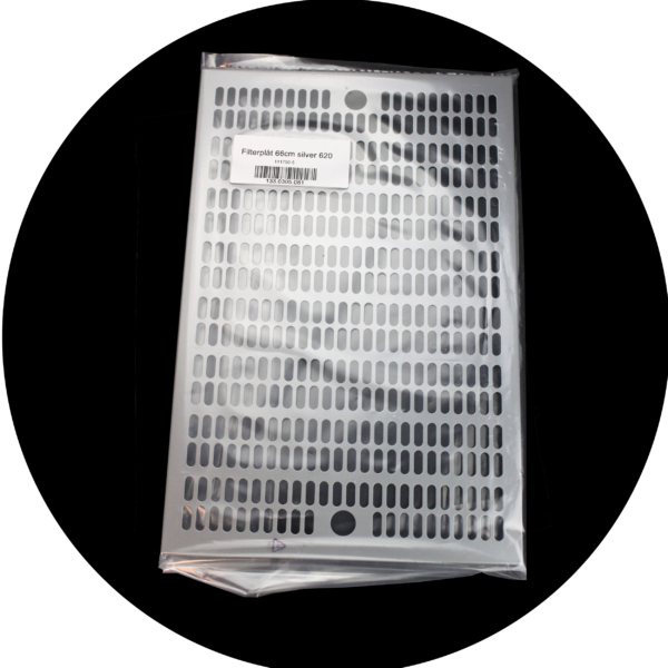 Filterholder 620 og 622 sølvfarget for 70-90 cm brede hetter