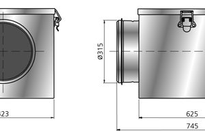 FLF 315 - Dimensjoner