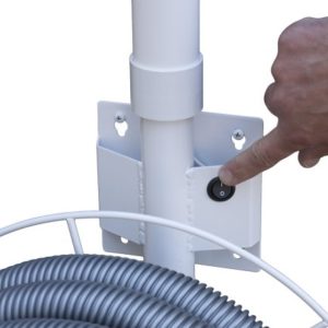 Slangetrommel for sentralstøvsuger